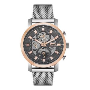 Slazenger SL.09.1797.2.01 Erkek Kol Saati | Rose Gold & Silver, Mesh Kordon