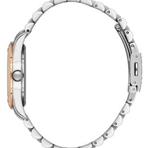 Essence ES6682FE.520 Kadın Kol Saati | 34 mm Silver/Gold Paslanmaz Çelik Kasa, İnci Kadran