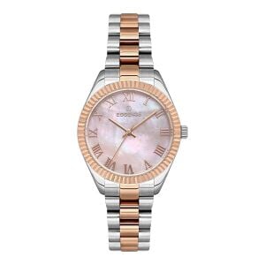 Essence ES6682FE.520 Kadın Kol Saati | 34 mm Silver/Gold Paslanmaz Çelik Kasa, İnci Kadran