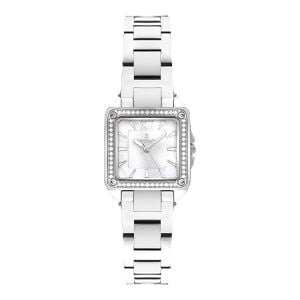 Essence D1144.320 Kadın Kol Saati | 24 mm Kare Kasa, Taş Detaylı Çerçeve