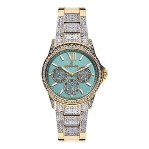Essence ES6789FE.100 Kadın Kol Saati | 38 mm Taşlı Paslanmaz Çelik, Tiffany Blue Kadran