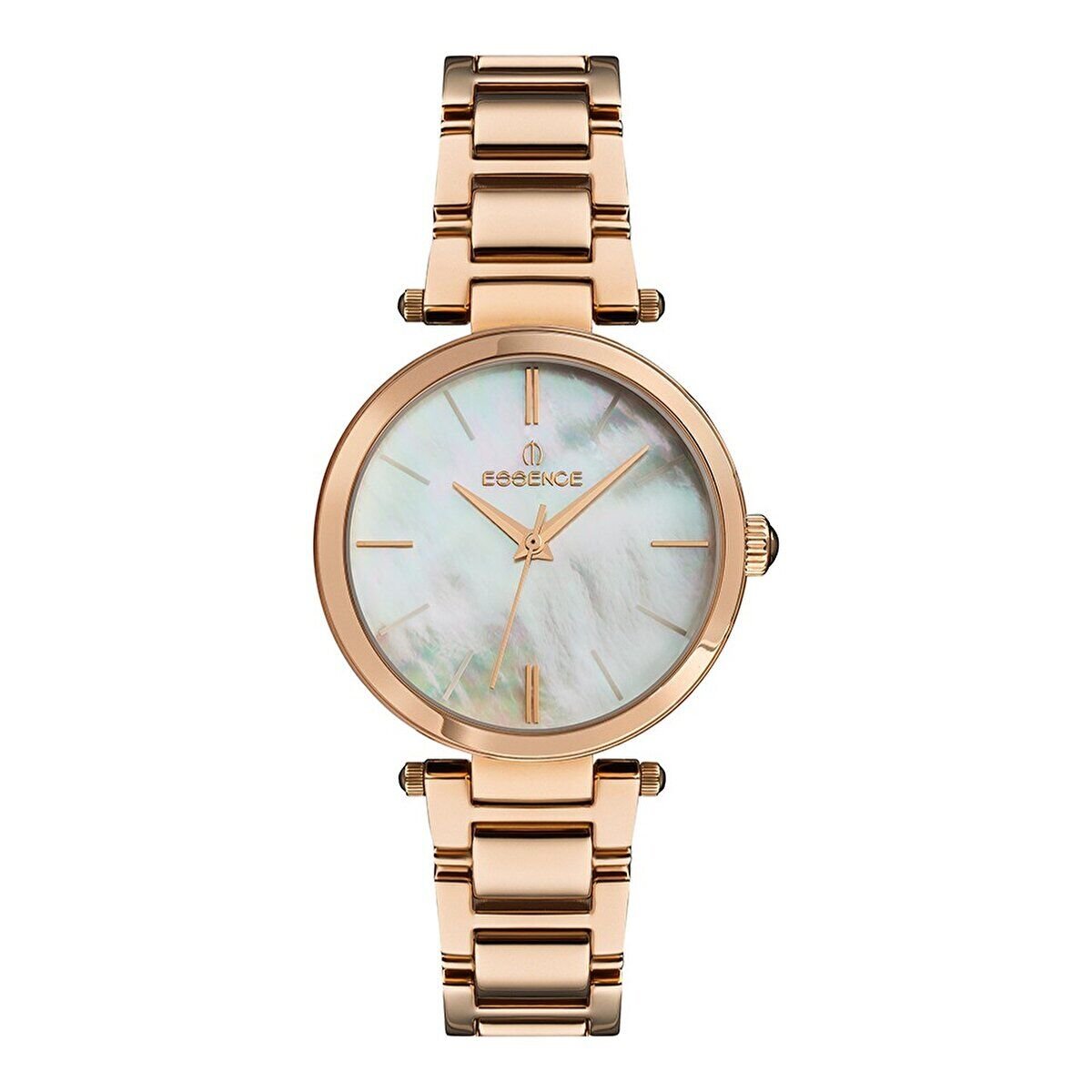 Essence ES6662FE.420 Kadın Kol Saati | 35 mm Sedef Kadran, Rose Gold Çelik Kordon
