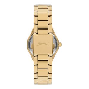 Slazenger SL.09.2258.3.04 Kadın Kol Saati | 38 mm Sekizgen Altın Kasa, Yeşil Kadran
