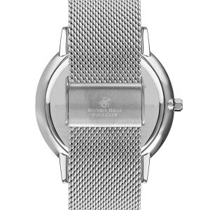 Beverly Hills Polo Club BP3244X.330 Erkek Kol Saati | 42 mm Silver Kasa, Hasır Kordon, Minimalist Tasarım