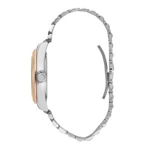 Beverly Hills Polo Club BP3018X.560 Erkek Kol Saati | 41 mm Silver-Rose Gold Çelik, Siyah Kadran