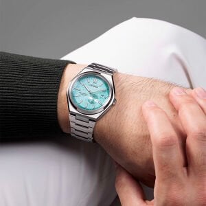 Citizen Zenshin Super Titanium Small Seconds NJ0180-80M Kol Saati | Tiffany Blue Dokulu Kadran, Otomatik