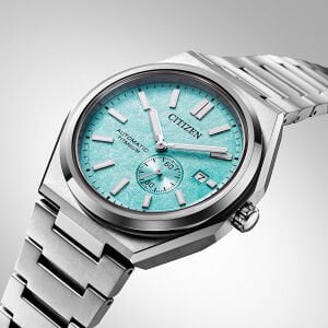 Citizen Zenshin Super Titanium Small Seconds NJ0180-80M Kol Saati | Tiffany Blue Dokulu Kadran, Otomatik