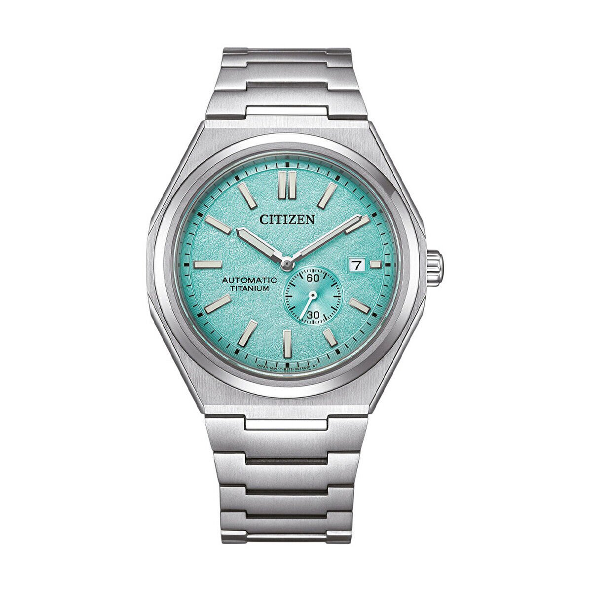 Citizen Zenshin Super Titanium Small Seconds NJ0180-80M Kol Saati | Tiffany Blue Dokulu Kadran, Otomatik