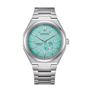 Citizen Zenshin Super Titanium Small Seconds NJ0180-80M Kol Saati | Tiffany Blue Dokulu Kadran, Otomatik