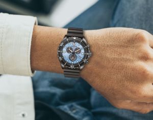 Citizen AT2567-18L Mavi Kadranlı Chronograph Eco-Drive Erkek Kol Saati