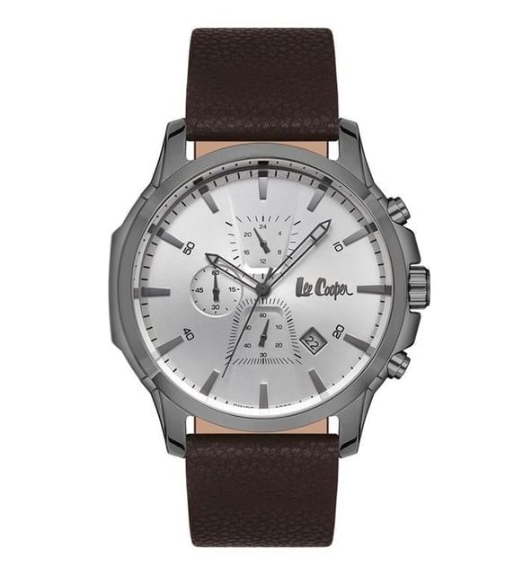 Lee Cooper LC06889.669-NL Erkek Spor Kol Saati – Deri Kordonlu, Takvimli, Şık ve Dayanıklı