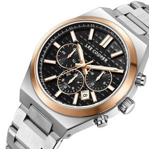 Lee Cooper LC08084.550 Gümüş Çelik Kordonlu Erkek Kol Saati