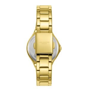 Lee Cooper LC07999.130 Kadın Kol Saati – Gold Bilezikli, Gümüş Kadranlı Şık Tasarım
