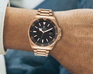 Beverly Hills Polo Club BP3125X.450 Erkek Kol Saati – Rose Gold Çelik Kasa, Takvimli Quartz Mekanizma