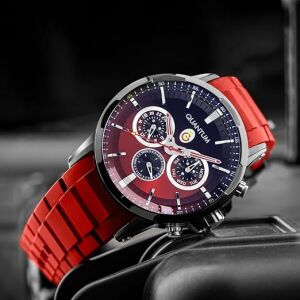 Quantum G877.688 Galatasaray Taraftar Kol Saati – Kırmızı Renk, Quartz Mekanizma, 46 mm