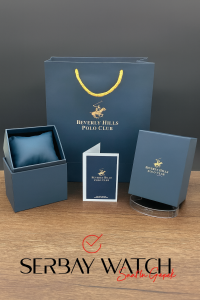Beverly Hills Polo Club BP3056X.130 Erkek Kol Saati | 41mm Kasa, Altın Renk, Paslanmaz Çelik