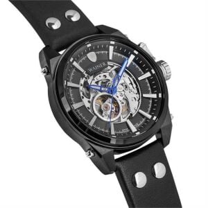 Wainer WA.25980-D Otomatik Mekanizma Erkek Kol Saati – İskelet Kadranlı Güçlü Tasarım!