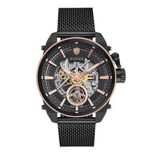 Wainer WA.25988-B Otomatik Erkek Kol Saati – İsviçre Kalitesi, Paslanmaz Çelik Şıklığıyla