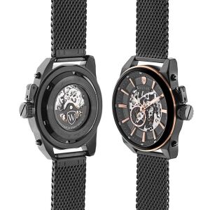 Wainer WA.25988-B Otomatik Erkek Kol Saati – İsviçre Kalitesi, Paslanmaz Çelik Şıklığıyla