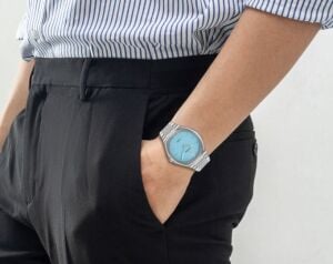 Wainer WA.10122-F Erkek Kol Saati | Turkuaz Kadranlı Çelik Saat