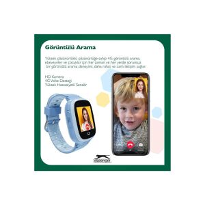 Slazenger SL.09.2158.5.02 Sim Kartlı GPS Destekli Akıllı Çocuk Saati – Mavi