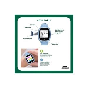 Slazenger SL.09.2158.5.02 Sim Kartlı GPS Destekli Akıllı Çocuk Saati – Mavi