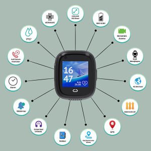 Slazenger SL.09.2158.5.06 Sim Kartlı Siyah Çocuk Akıllı Saat – GPS & Takip Özellikli