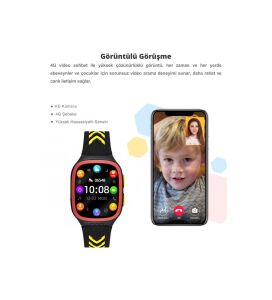 Slazenger SL.09.2158.5.09 4G GPS Akıllı Çocuk Saati – Görüntülü Arama & Ayak İzi Takibi