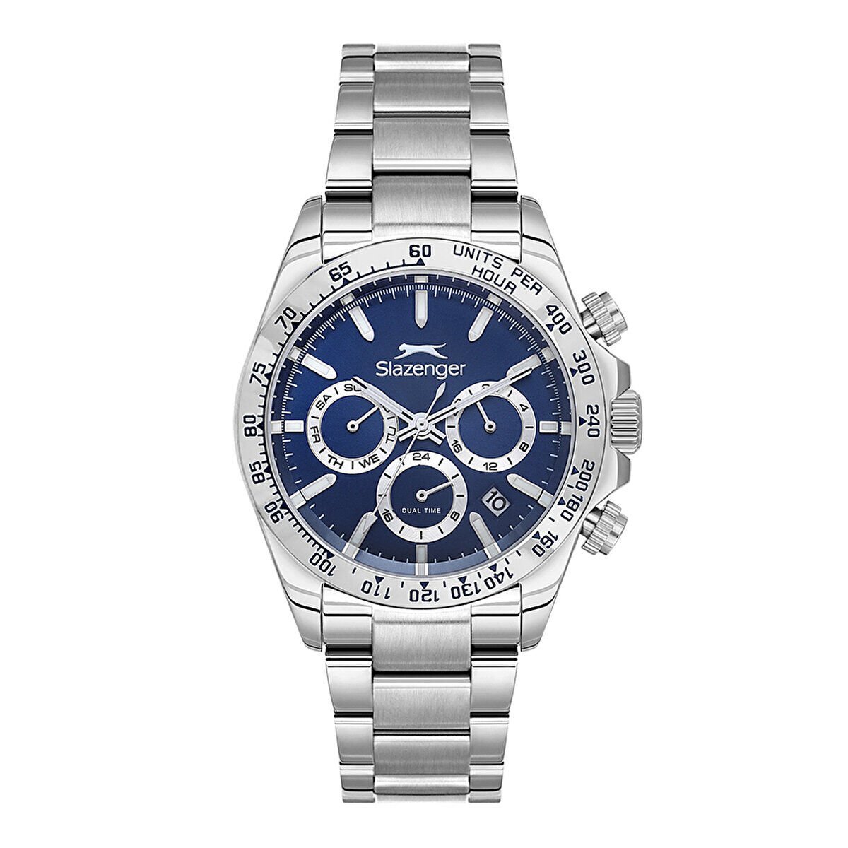 Slazenger SL.09.2512.2.03 Erkek Kol Saati - Kronograf, Çelik Kasa, 40mm