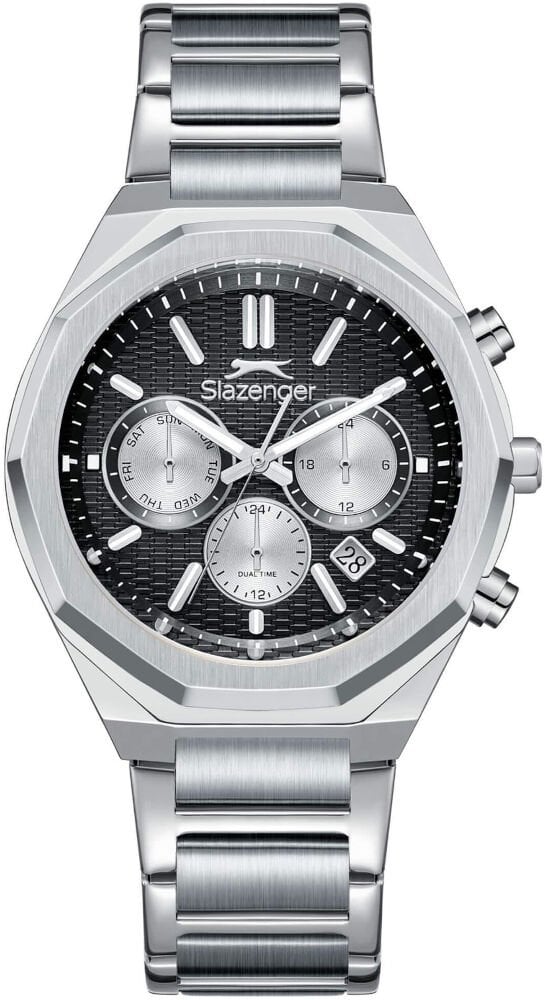 Slazenger SL.09.2503.2.01 Erkek Kol Saati | Çelik Güç, Siyah Sportif Şıklık