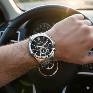 Slazenger SL.09.2498.2.05 Erkek Kol Saati | Siyah Kadranlı, Çelik Kasa ve Dual Time Fonksiyonu