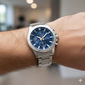 Slazenger SL.09.2482.2.03 Erkek Kol Saati | Mavi Kadranlı 44 mm Çelik Sportif Şıklık