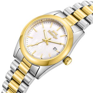 Slazenger SL.09.2473.3.05 Kadın Kol Saati | İki Renkli Çelik Şıklık ve İnci Kadran Zarafeti