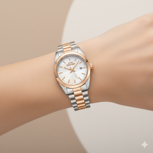 Slazenger SL.09.2473.3.04 Kadın Kol Saati | Rose Gold & Gümüş Şıklığıyla 28 mm Zarafet