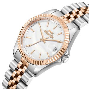 Slazenger SL.09.2472.3.02 Kadın Kol Saati | Rose Gold & Çelik 32 mm Takvimli Klasik Şıklık