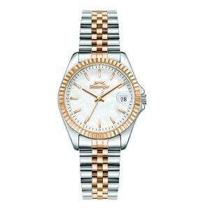 Slazenger SL.09.2472.3.02 Kadın Kol Saati | Rose Gold & Çelik 32 mm Takvimli Klasik Şıklık