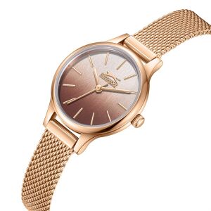 Slazenger SL.09.2458.3.05 Kadın Kol Saati | Rose Gold Kasa & Kahverengi Gradyan Kadran