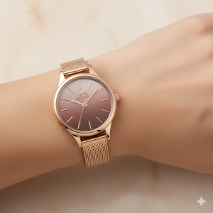 Slazenger SL.09.2458.3.05 Kadın Kol Saati | Rose Gold Kasa & Kahverengi Gradyan Kadran