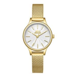 Slazenger SL.09.2458.3.02 Kadın Kol Saati | Altın Sarısı Milano Kordon & 24 mm İnce Zarafet