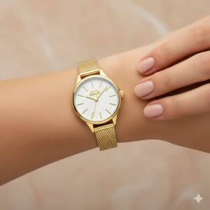 Slazenger SL.09.2458.3.02 Kadın Kol Saati | Altın Sarısı Milano Kordon & 24 mm İnce Zarafet