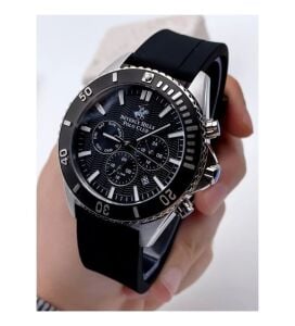 Beverly Hills Polo Club BP3277X.351 Erkek Kol Saati | 45mm, Seramik Bezel, Safir Cam, 10 ATM