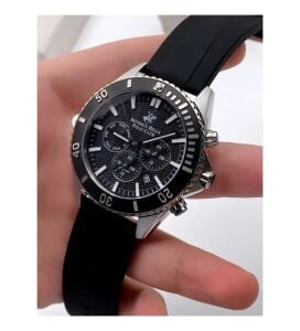 Beverly Hills Polo Club BP3277X.351 Erkek Kol Saati | 45mm, Seramik Bezel, Safir Cam, 10 ATM