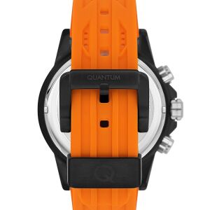Quantum HNG893.650 Erkek Kol Saati | 47MM, Chronograph, 10 ATM, Turuncu Silikon Kordon