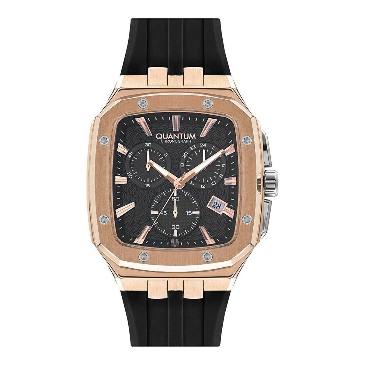 Quantum HNG1033.451 Erkek Kol Saati | 44MM, Kronograf, Silikon Kordon, 10 ATM