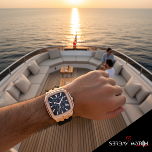 Quantum HNG1033.451 Erkek Kol Saati | 44MM, Kronograf, Silikon Kordon, 10 ATM