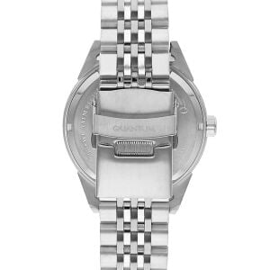 Quantum QMG1024.350 Otomatik Erkek Kol Saati | 46MM, Safir Cam, Siyah Kadran, Çelik Bilezik