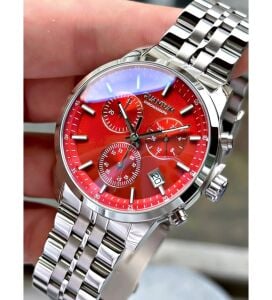 Quantum PWG1008.380 Erkek Kol Saati | 45 mm, Chronograph, Kırmızı Kadran