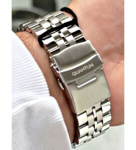 Quantum PWG1008.310 Erkek Kol Saati | 45 mm, Chronograph, Sarı Kadran