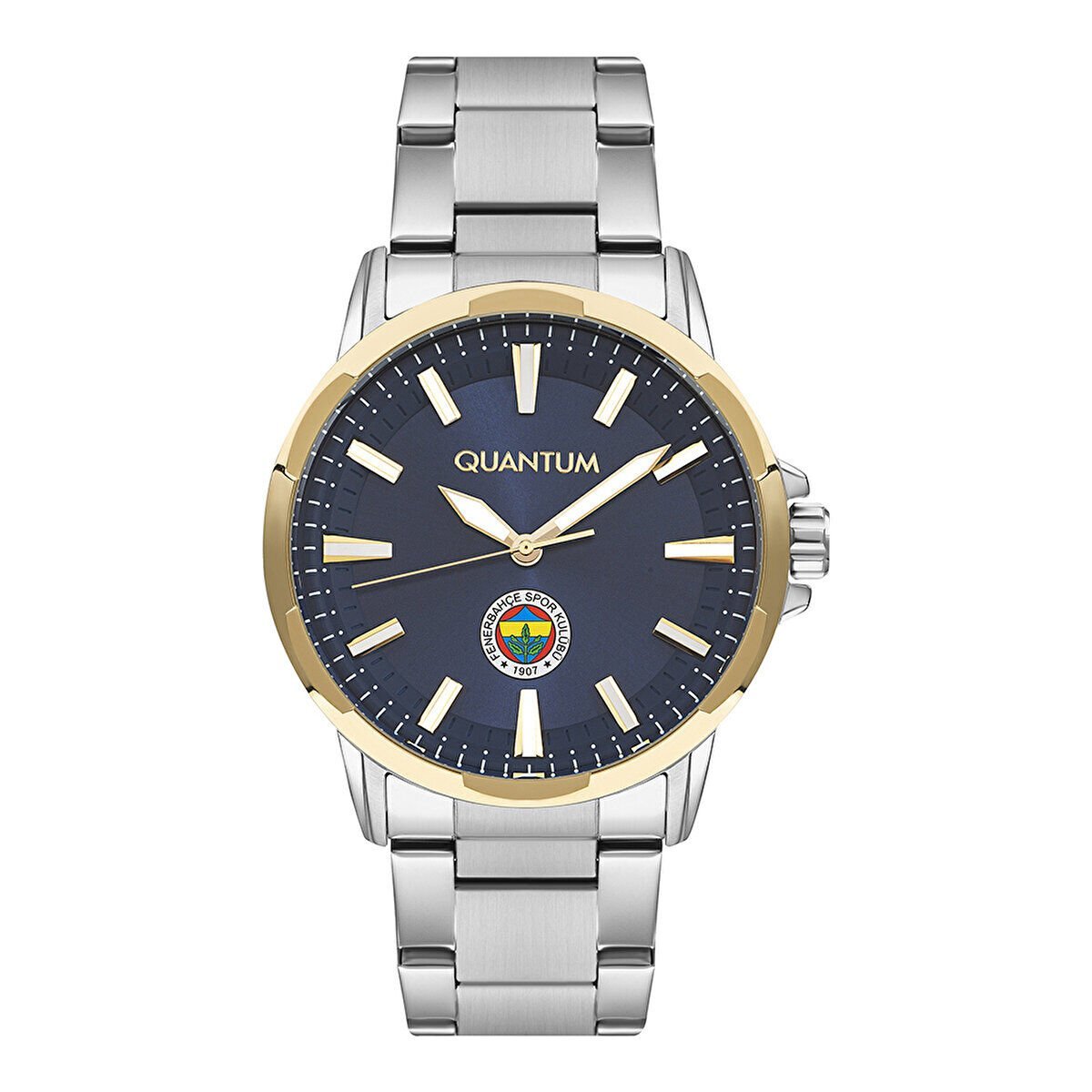 Quantum F1069.290 Fenerbahçe Taraftar Kol Saati | 46 mm, Çelik Kasa, Resmi Lisanslı