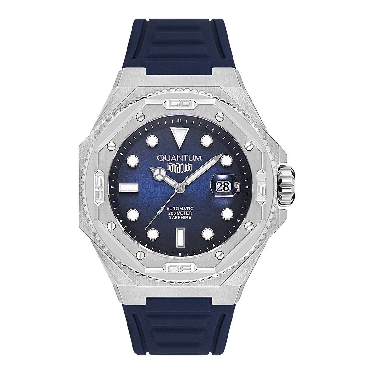 Quantum BAR1091.399 Erkek Kol Saati | 200M Dalgıç Stili, Otomatik Mekanizma, Koyu Mavi Şıklık